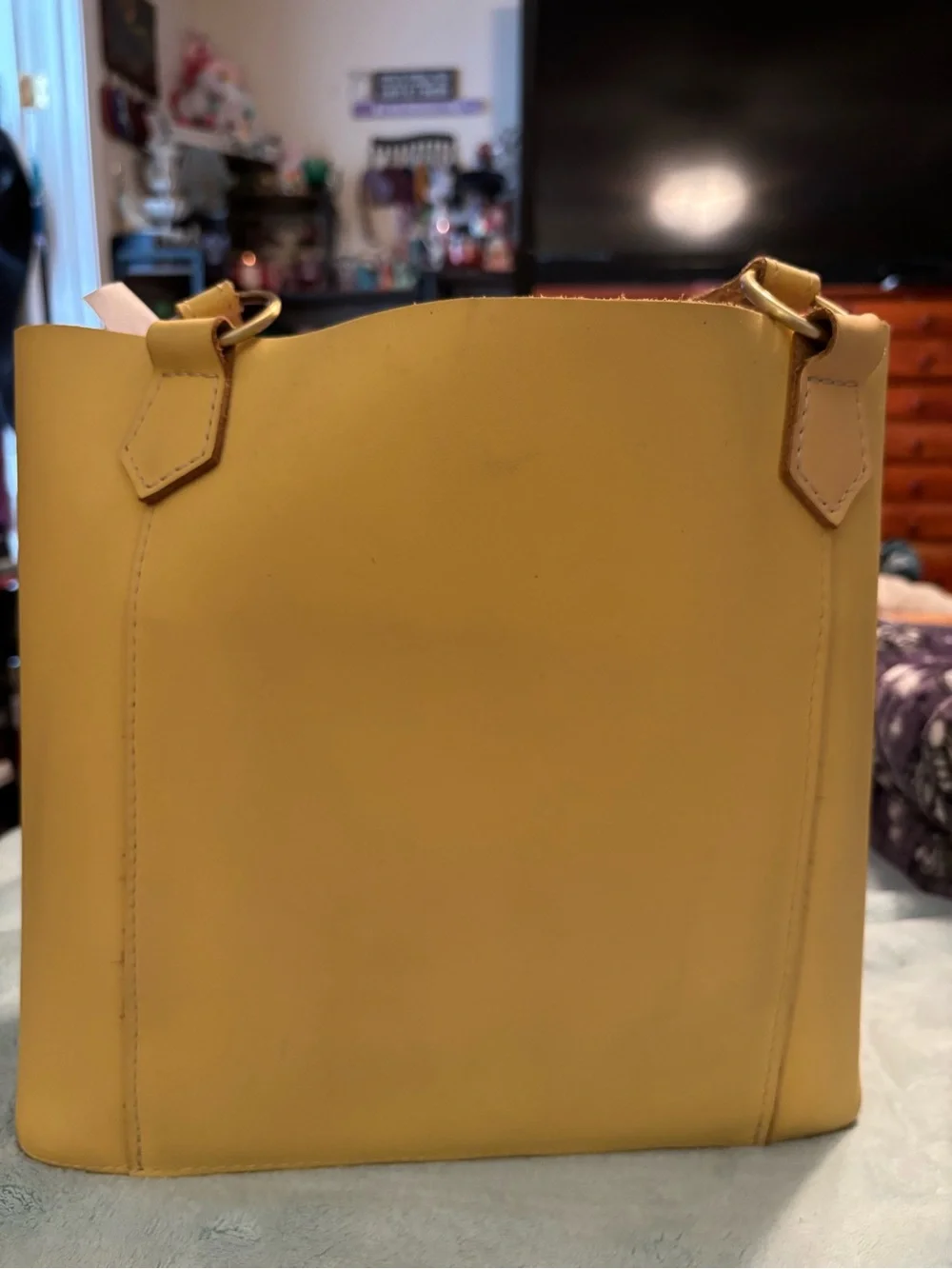 Portland Leather goods vanilla Market Tote Bag - Retired Classic Everyday Carry
